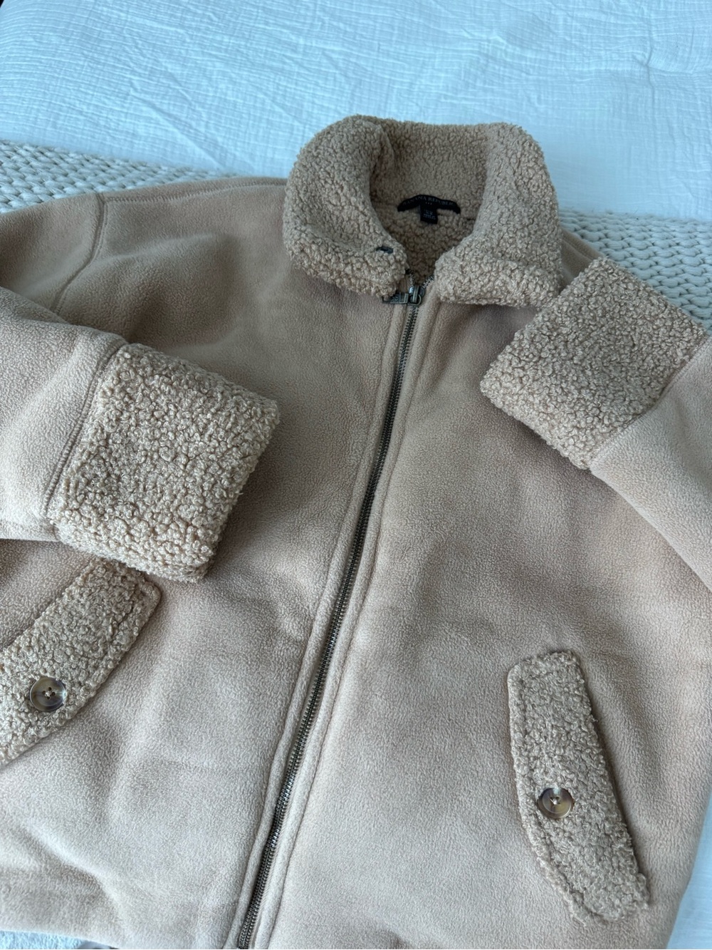 Banana Republic Tan Sherpa Jacket